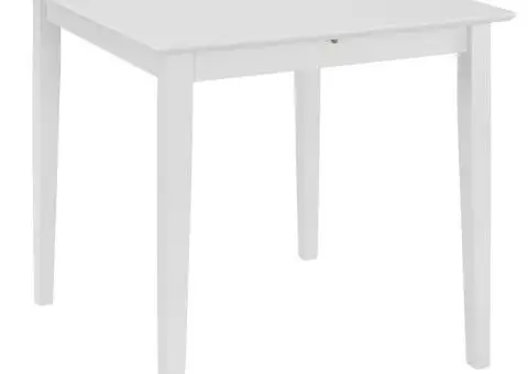 Set mobilier de bucătărie, 5 piese, alb, MDF - 5/5