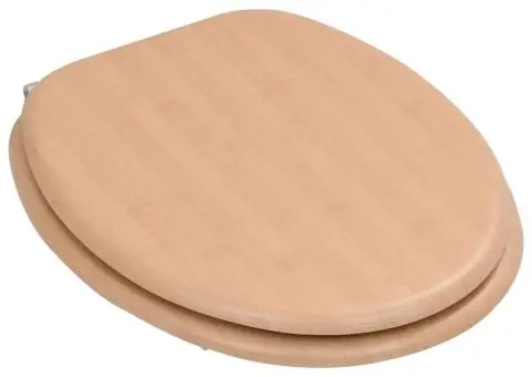 Capace WC, 2 buc., MDF, model bambus - 4/5