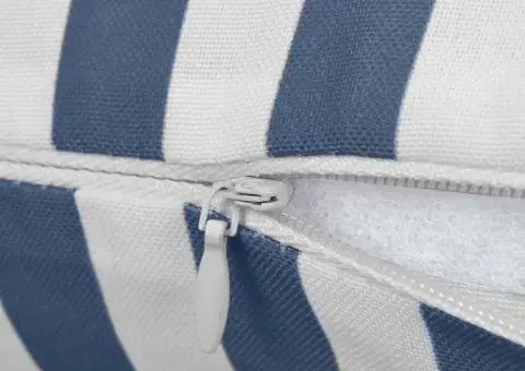 Perne de exterior, 2 buc., imprimeu dungi, 45x45 cm, bleumarin - 4/5