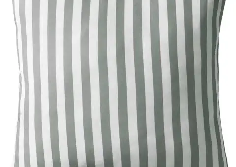 Perne de exterior, 4 buc, imprimeu dungi, 45x45 cm, gri - 3/5