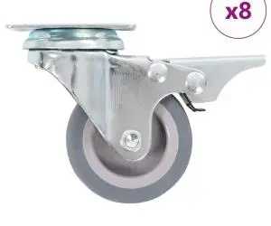 vidaXL Roți pivotante, 8 buc., 50 mm