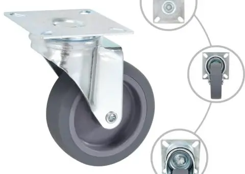 Roți pivotante, 32 buc., 75 mm - 2/5