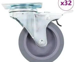 vidaXL Roți pivotante, 32 buc., 75 mm