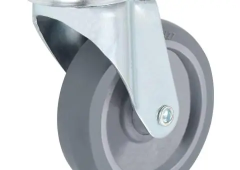 Roți pivotante cu gaură pentru șurub, 16 buc., 100 mm - 3/5