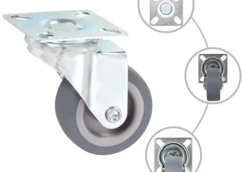 Roți pivotante, 8 buc., 50 mm - 2/5