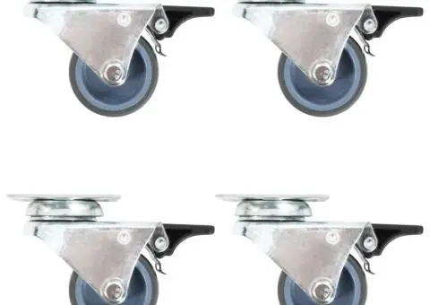 Roți pivotante duble, 32 buc., 50 mm - 1/5