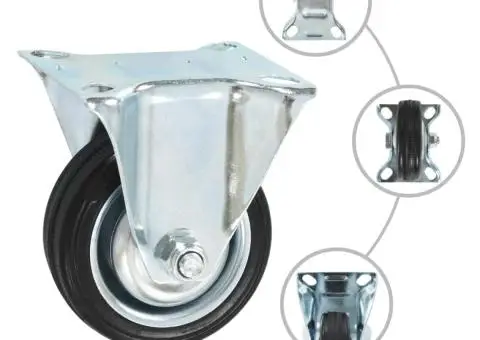 Roți fixe, 24 buc., 75 mm - 2/5