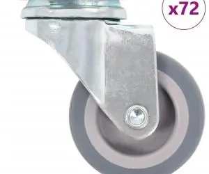 vidaXL Roți pivotante, 72 buc., 50 mm