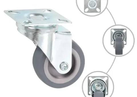 Roți pivotante, 72 buc., 50 mm - 3/5