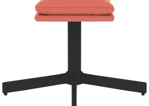 Taburet, roz, 60x60x36 cm, catifea - 4/5