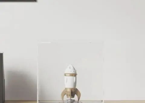 Cutie de prezentare, transparent, 30x30x30 cm, acril - 1/5