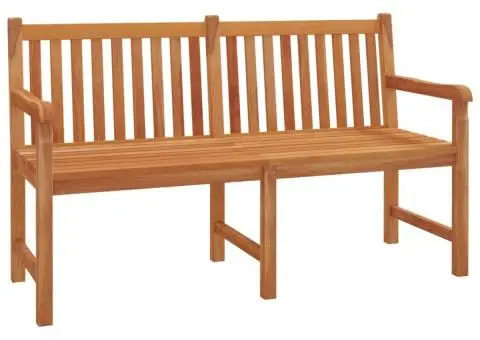 Set de sufragerie de grădină, lemn masiv de tec, 5 piese - 4/5