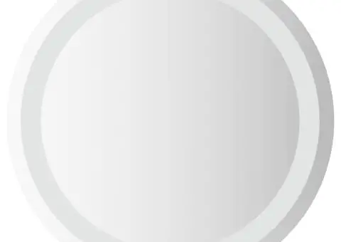 Oglindă de baie cu LED, 40 cm, rotundă - 2/5