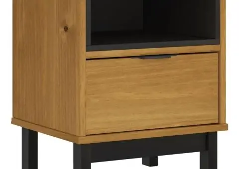 Noptieră FLAM, 40x35x50 cm, lemn masiv de pin - 2/5