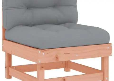 Set mobilier de grădină cu perne, 6 piese, lemn masiv Douglas - 5/5