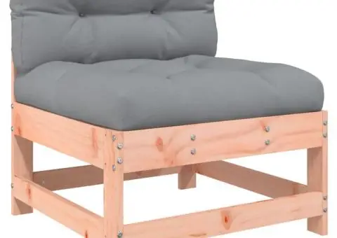 Set mobilier de grădină cu perne, 6 piese, lemn masiv Douglas - 4/5