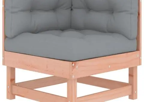 Set mobilier de grădină cu perne, 4 piese, lemn masiv douglas - 5/5