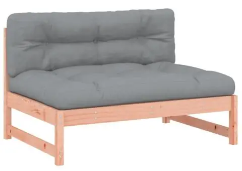 Set mobilier de grădină cu perne, 2 piese, lemn masiv Douglas - 4/5