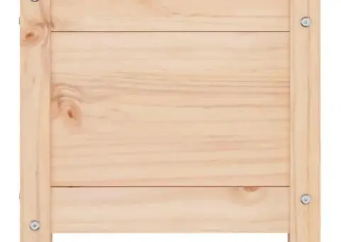 Jardinieră de grădină, 40x40x39 cm, lemn masiv de pin - 5/5