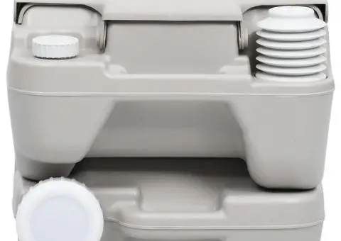 Set portabil cu toaletă și rezervor de apă pentru camping - 4/5