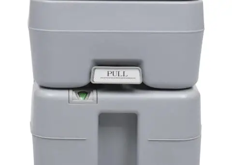 Set portabil cu toaletă și rezervor de apă pentru camping - 2/5