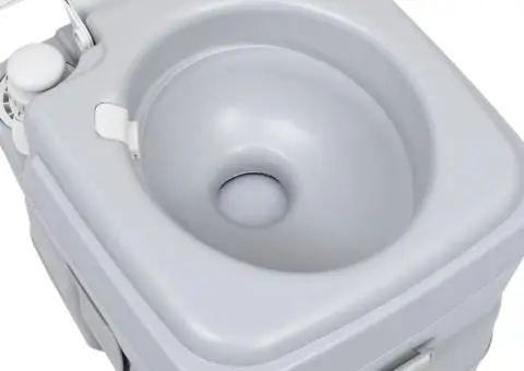 Set portabil cu toaletă și rezervor de apă pentru camping - 5/5