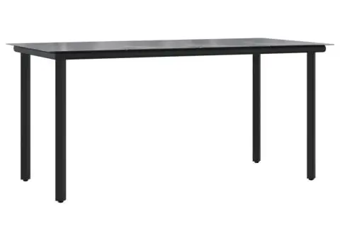 Set mobilier de grădină cu perne, 4 piese, gri, poliratan - 5/5