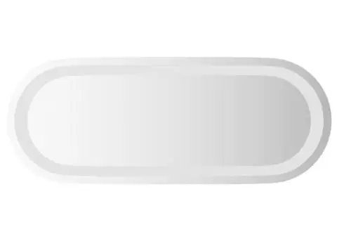 Oglindă de baie cu LED, 50x20 cm, ovală - 2/5
