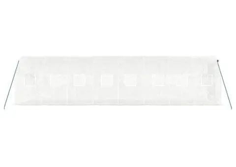 Seră cu cadru din oțel, alb, 16 m², 8x2x2 m - 5/5