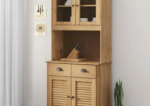 Dulap înalt VIGO, 78x40x175 cm, lemn masiv de pin - 1/5