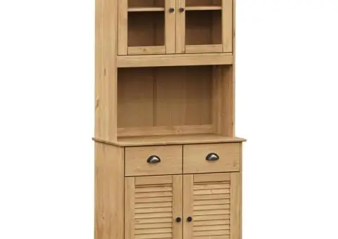 Dulap înalt VIGO, 78x40x175 cm, lemn masiv de pin - 2/5