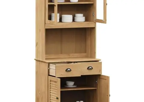 Dulap înalt VIGO, 78x40x175 cm, lemn masiv de pin - 3/5