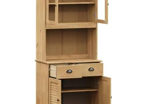 Dulap înalt VIGO, 78x40x175 cm, lemn masiv de pin - 4/5