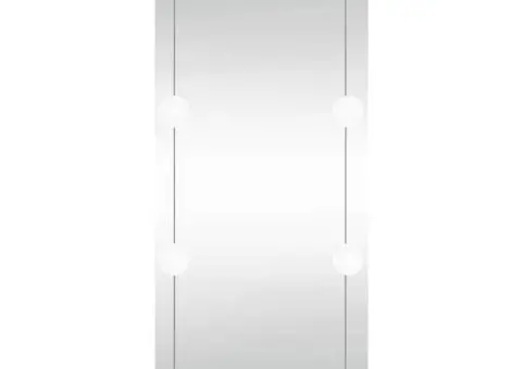 Oglindă de perete cu lumini LED 30x80 cm sticlă dreptunghiular - 2/5