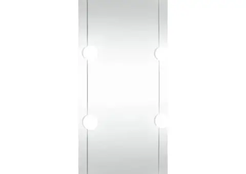 Oglindă de perete cu lumini LED 30x80 cm sticlă dreptunghiular - 4/5