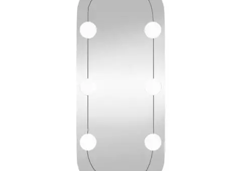Oglindă de perete cu lumini LED 20x50 cm oval sticlă - 5/5
