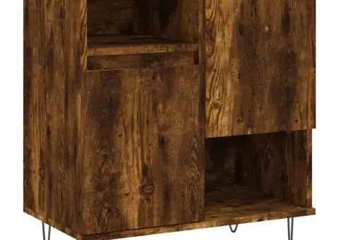 Servante, 2 buc., stejar afumat, lemn prelucrat - 5/5