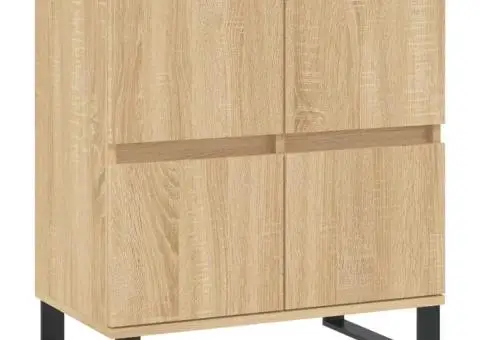 Servante, 3 piese, stejar sonoma, lemn prelucrat - 5/5