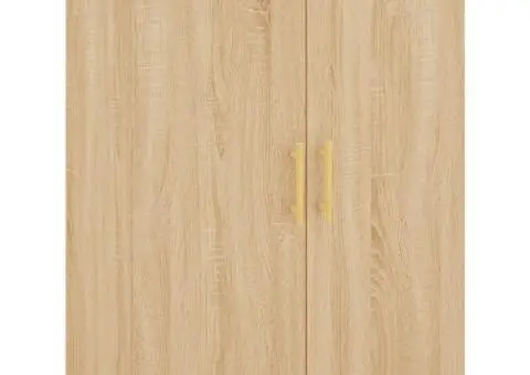 Dulapuri montate pe perete, 2 buc, stejar sonoma, 69,5x34x90 cm - 5/5