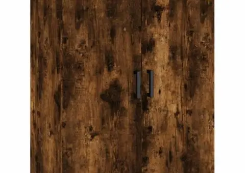 Dulap înalt, stejar fumuriu, 69,5x34x180, lemn compozit - 5/5