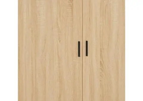 Dulap înalt, stejar sonoma, 69,5x34x180 cm, lemn compozit - 5/5