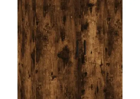 Dulap înalt, stejar fumuriu, 69,5x34x180, lemn compozit - 5/5