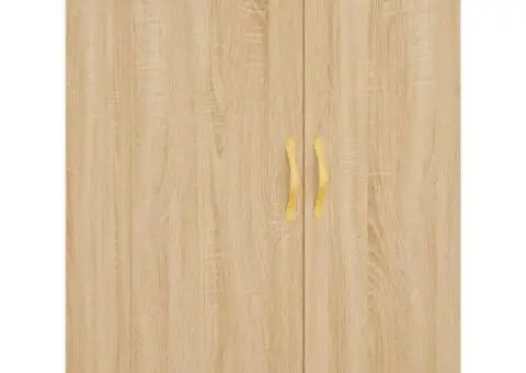 Dulap înalt, stejar sonoma, 69,5x34x180 cm, lemn compozit - 5/5