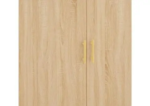 Dulap înalt, stejar sonoma, 69,5x34x180 cm, lemn compozit - 5/5