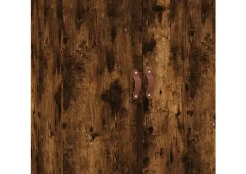 Dulap înalt, stejar fumuriu, 69,5x34x180, lemn compozit - 5/5