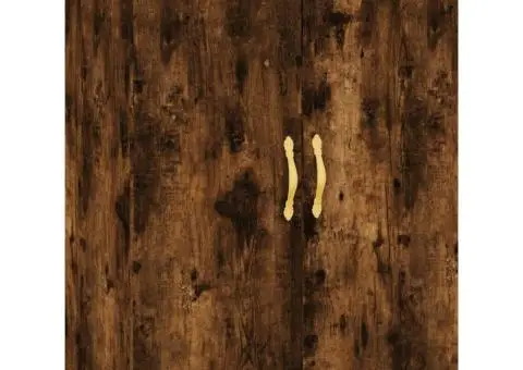 Dulap înalt, stejar fumuriu, 69,5x34x180, lemn compozit - 5/5