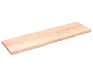 vidaXL Blat masă 200x60x(2-6) cm lemn stejar netratat contur organic