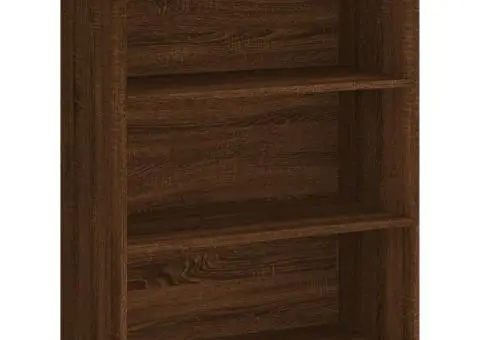 Dulap înalt, stejar maro, 69,5x34x180 cm, lemn compozit - 5/5