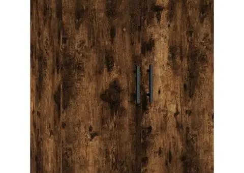 Dulap înalt, stejar fumuriu, 69,5x34x180, lemn compozit - 5/5