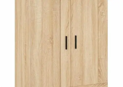 Dulap înalt, stejar sonoma, 69,5x34x180 cm, lemn compozit - 5/5